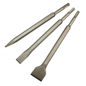 3PCS SDS+ Set PT 250mm, Chisel 20x250mm, WD Chisel 40x250mm